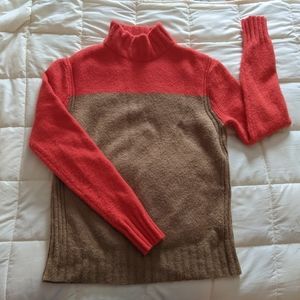 Cozy J. Crew Color Block Sweater